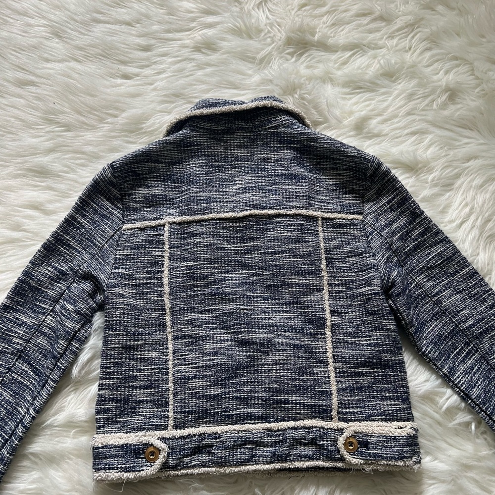 Anthropologie Ett Twa woven trucker jacket - Picture 8 of 10